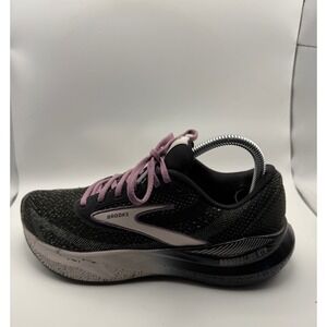 Brooks Adrenaline GTS 24 Women Size 9 Black Purple Good Stability Running Shoes